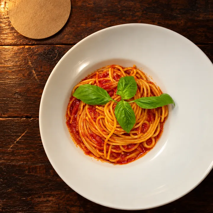 Spaghetti al pomodoro fresco e basilico