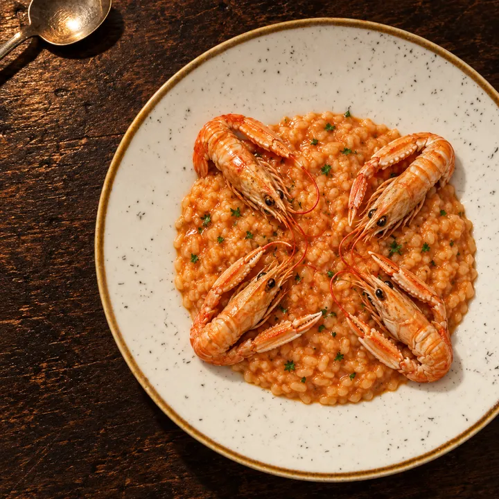 Risotto agli scampi