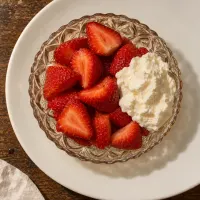 Fragole con panna