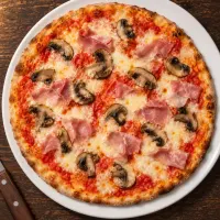 Prosciutto e funghi