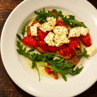 Bruschetta pomodoro e mozzarella
