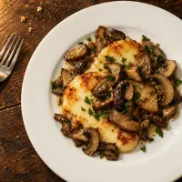 Scamorza con funghi