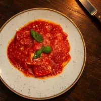 Ravioli al pomodoro e basilico